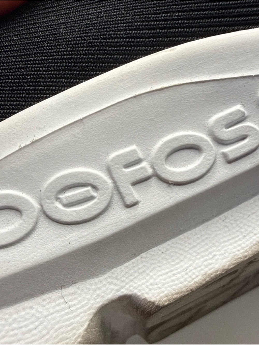 Oofos Oomg Sport LS Women's Size 9.5 Black Recovery Shoes Comfort Runs Small - Picture 10 of 12